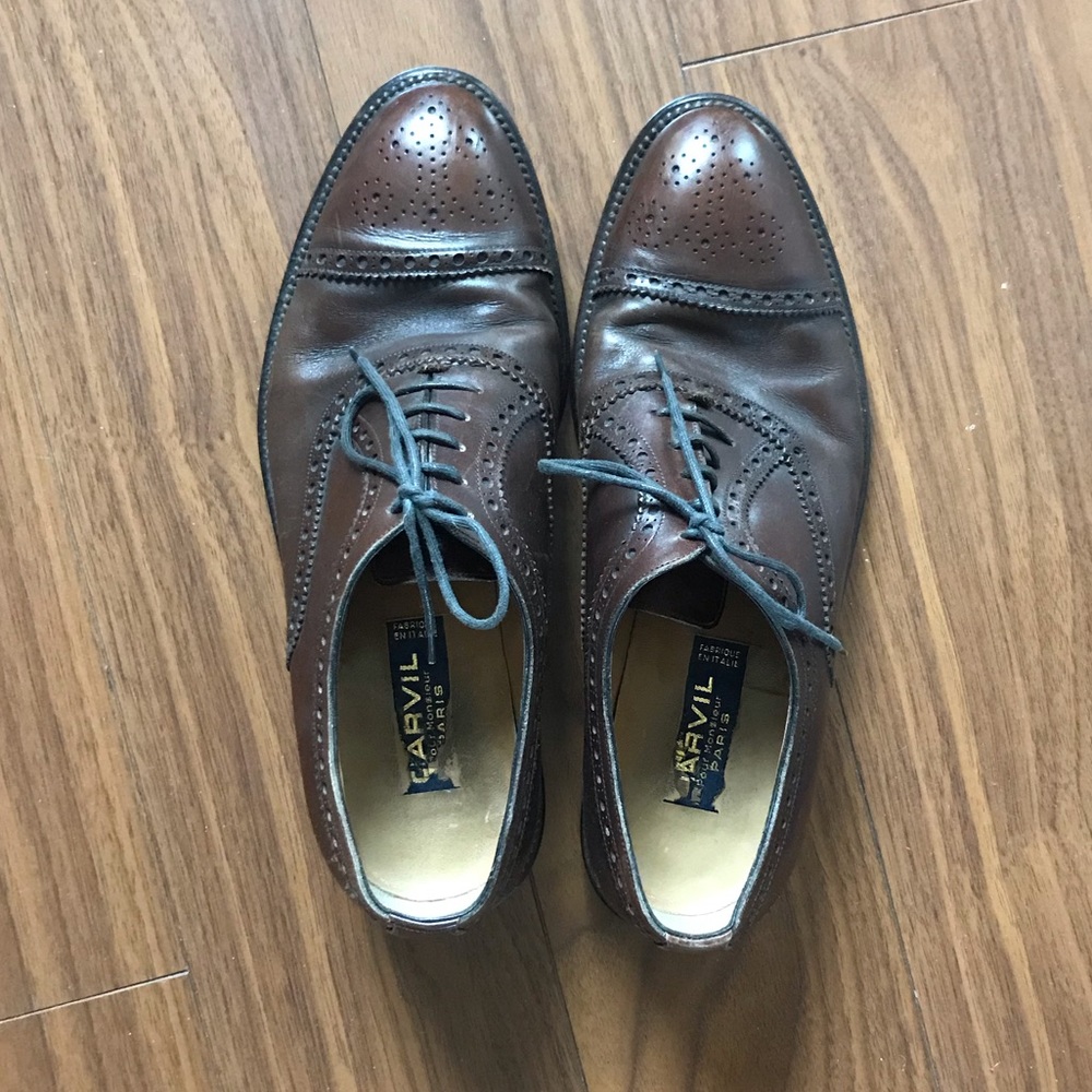 Carvil Brown Men’s Oxford Shoes